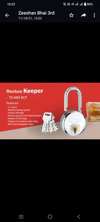 Reckon lock  uploaded by Reckon lock . on 4/9/2023