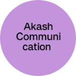Business logo of AKASH COMMUNICATION