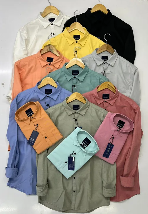 *💯% Original Branded Men’s Premium Full Sleeves Plain Oxford Cotton fabric Shirts*

Brand:*ALIEN GL uploaded by CR Clothing Co.  on 4/9/2023
