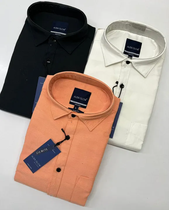 *💯% Original Branded Men’s Premium Full Sleeves Plain Oxford Cotton fabric Shirts*

Brand:*ALIEN GL uploaded by CR Clothing Co.  on 4/9/2023