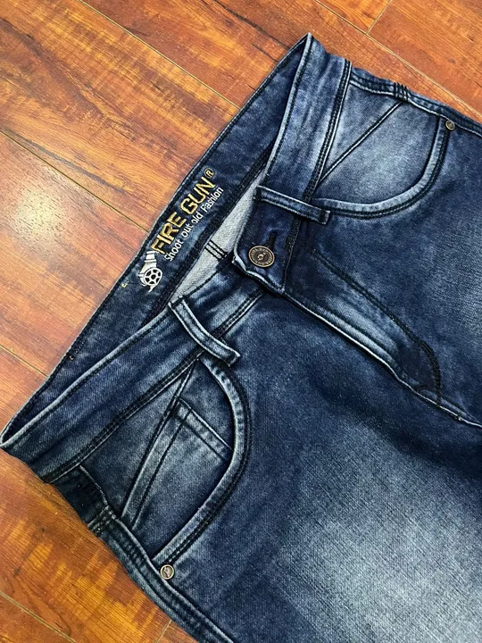 *💯% ORIGINAL BRANDED PREMIUM MEN’S ANKLE FIT JEANS*

Brand:*FIRE GUN*®️[O.G]*
Fabric: 💯 % Arvind M uploaded by CR Clothing Co.  on 4/9/2023