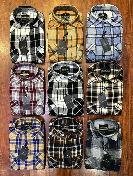 *💯% Original Branded Men’s Premium Quality Full Sleeves Double Packet Checks Shirts*

Brand:*BOTTOM uploaded by CR Clothing Co.  on 4/9/2023