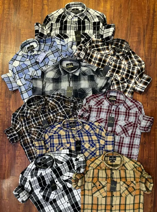 *💯% Original Branded Men’s Premium Quality Full Sleeves Double Packet Checks Shirts*

Brand:*BOTTOM uploaded by CR Clothing Co.  on 4/9/2023