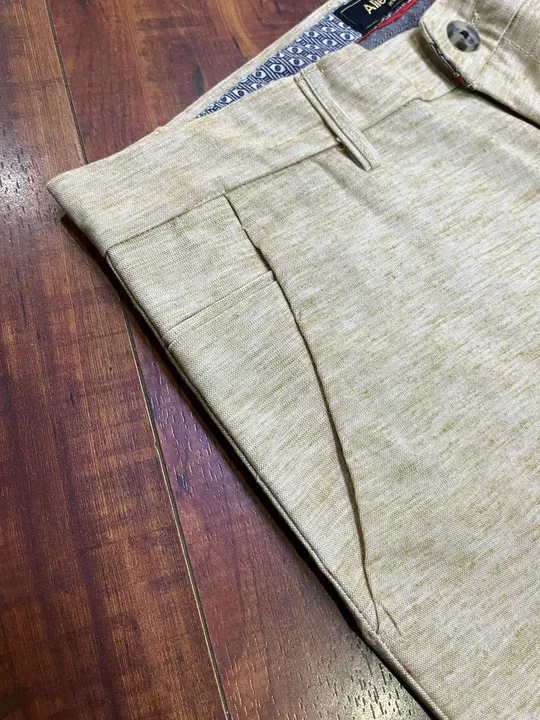 *💯% MEN’S BRANDED PREMIUM QUALITY LENIN COTTON CHINOS*

Brand: *ALIEN GLOW®️[O.G]* 
Fabric: 💯% Arv uploaded by CR Clothing Co.  on 4/9/2023