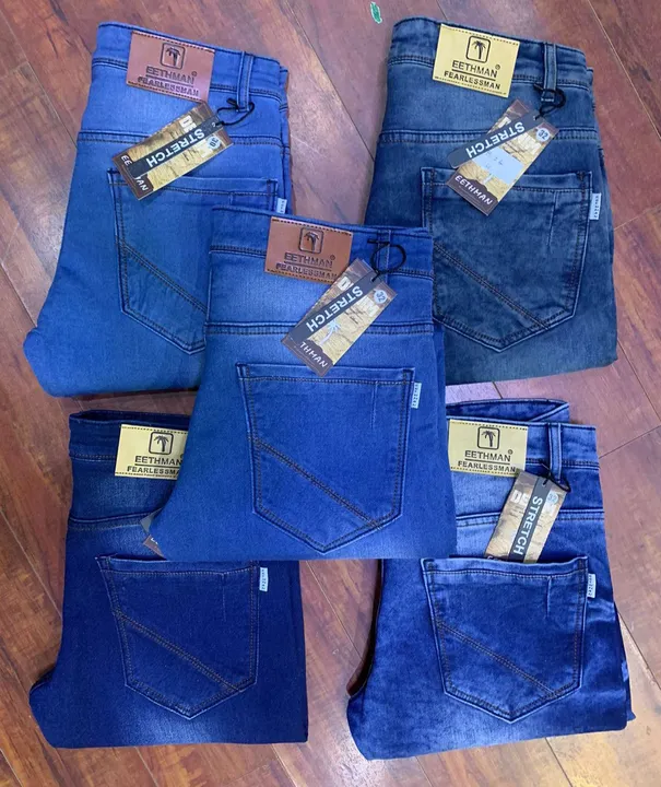 *% ORIGINAL BRANDED PREMIUM MEN’S ANKLE FIT JEANS*

Brand:*EETHMAN*®️[O.G]*
Fabric:  % Arvind Mi uploaded by CR Clothing Co.  on 5/30/2024