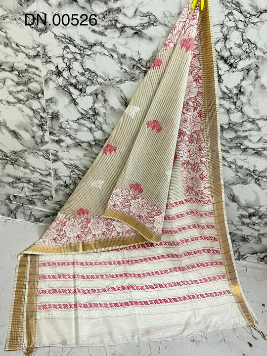 New banarasi batik print saree uploaded by Sameer collection  on 4/9/2023