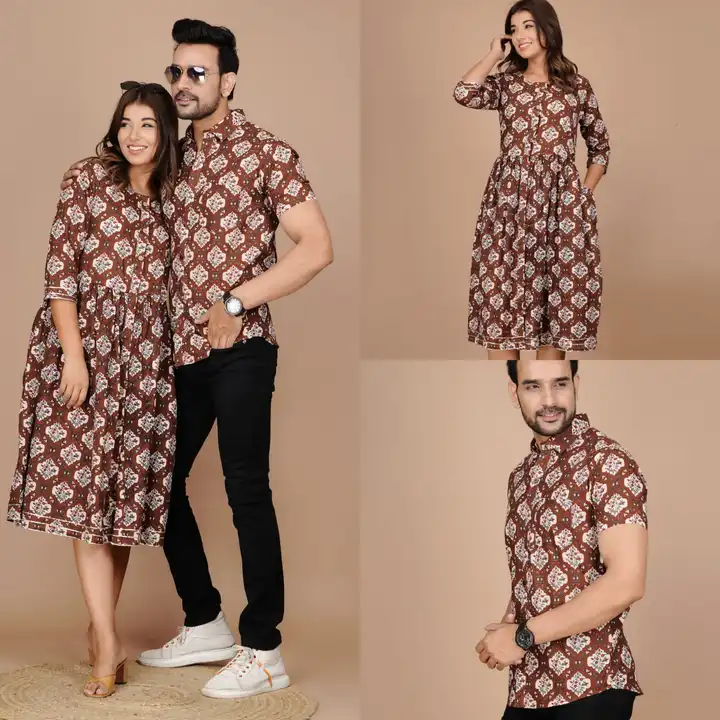 One piece Long dress Couple set  uploaded by Life style garments on 4/9/2023