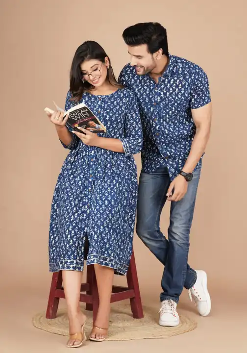One piece Long dress Couple set  uploaded by Life style garments on 4/9/2023