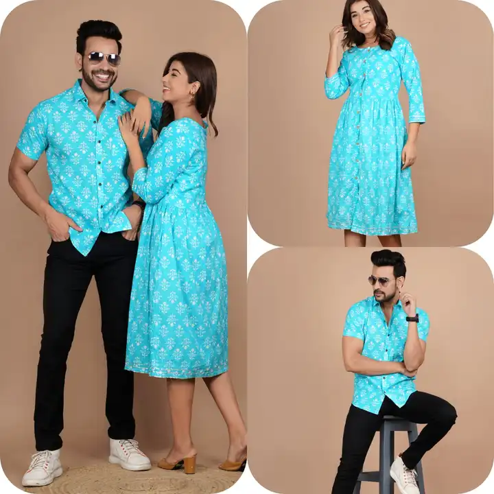 Long dress one piece couple set  uploaded by Life style garments on 4/9/2023