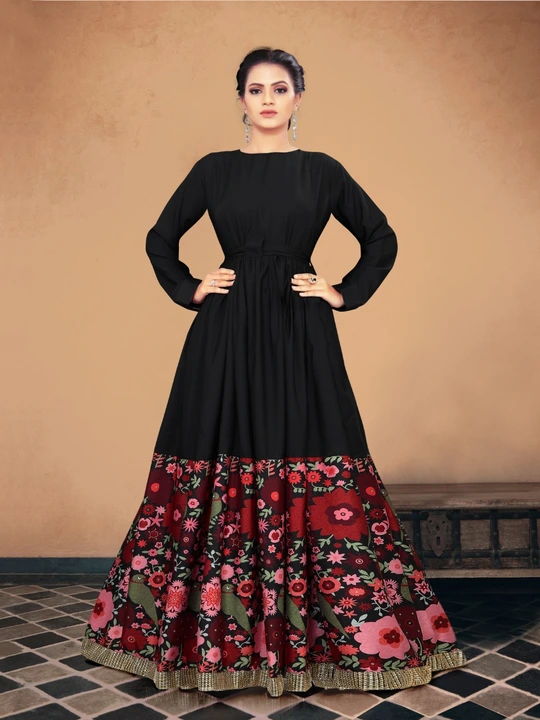 Gown uploaded by Taha fashion from surat on 4/9/2023