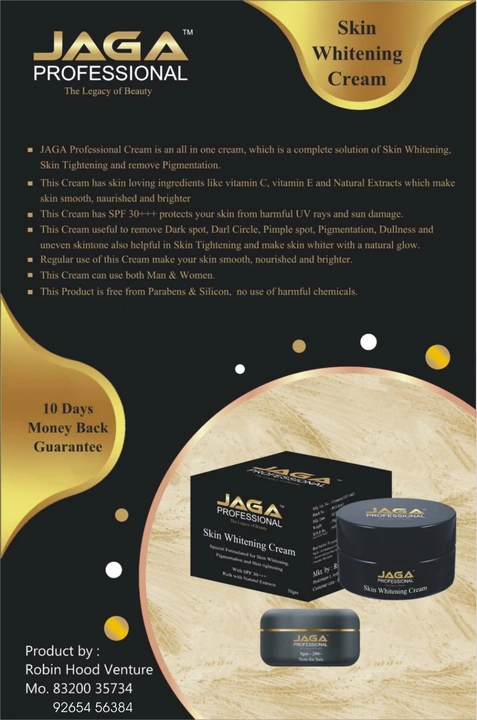 Jaga professional skin whitening cream uploaded by Robin hood venture on 5/30/2024