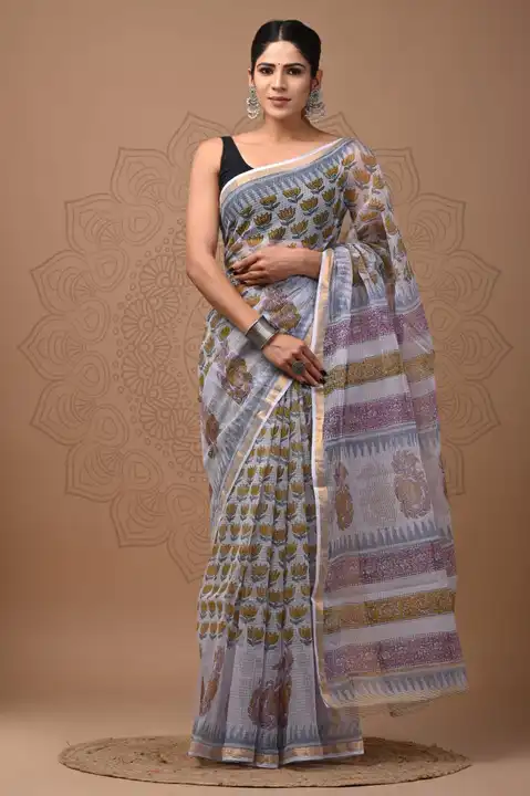 Cotton sarees  uploaded by Jaipuri Bazar on 5/28/2024