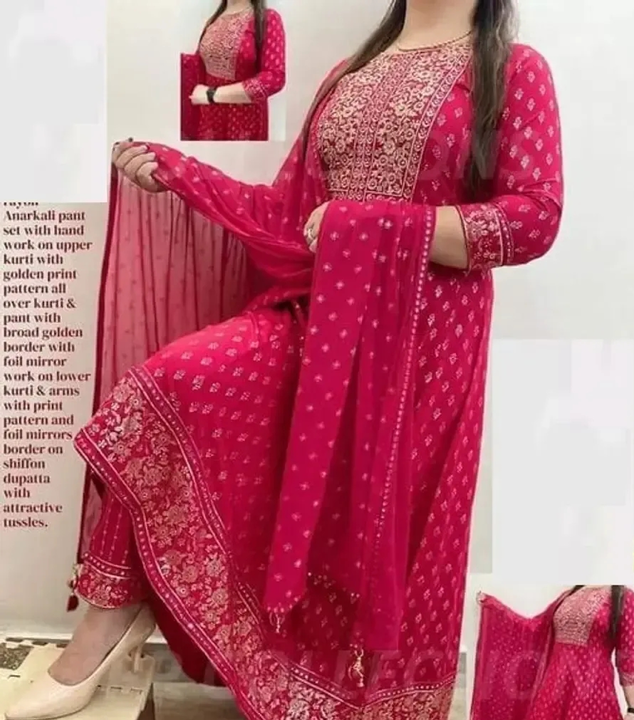 Post image Fancy Rayon Kurta, Bottom And Dupatta Set For Women

Size: 
L
S

 Color: Pink

 Fabric: Rayon

 Type: Kurta, Bottom and Dupatta Set

 Style: Printed

 Occasion: Festive

 Pack Of: Single

Price: 775

Fancy Rayon Kurta, Bottom And Dupatta Set For Women , Fabric: Rayon Size: M-38,L-40,XL-42,XXL-44,3XL-46 Bottom: Up to 38 Dupatta: 2mtr
