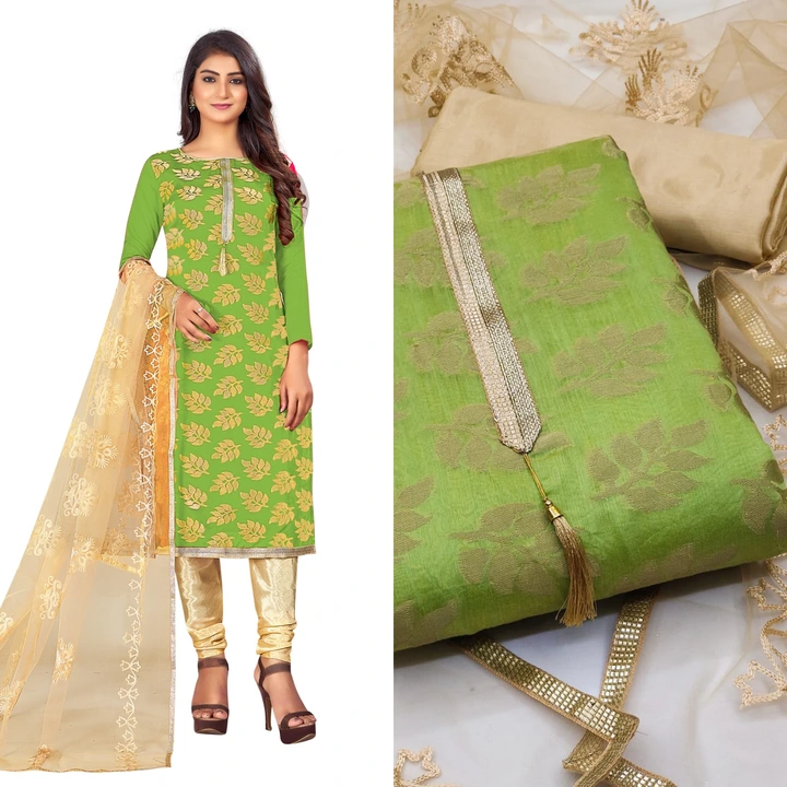Chanderi Jacquard Set uploaded by KQueen Fashion on 4/9/2023