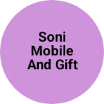 Business logo of Soni mobile and gift centar