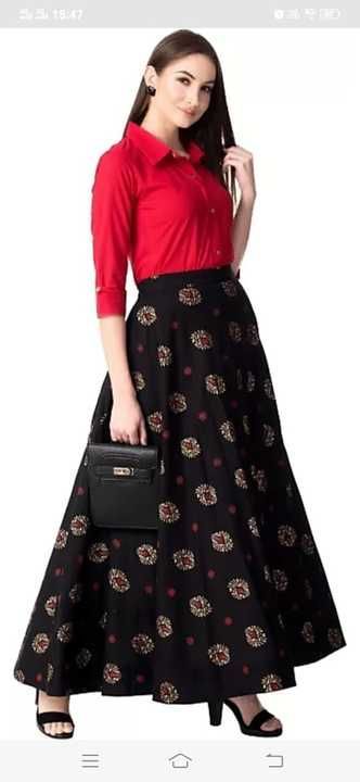 😍Shirt With Skirt👗 uploaded by business on 3/3/2021