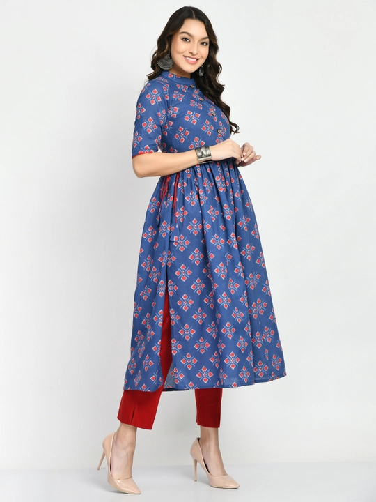 cotton nyra cut dress uploaded by Riya Fashion on 5/28/2024