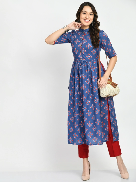 cotton nyra cut dress uploaded by Riya Fashion on 4/9/2023