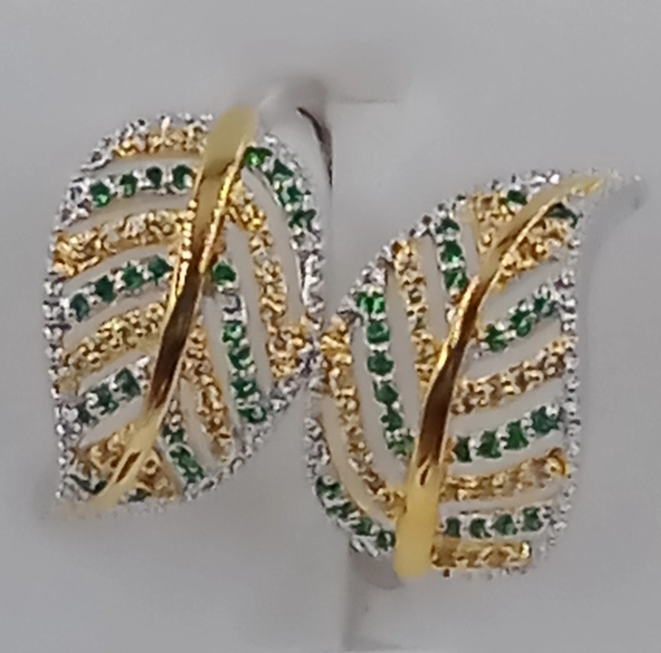 925 silver Ring white & yellow Ring size 8 indian  uploaded by SamayRaj Jewels on 4/9/2023