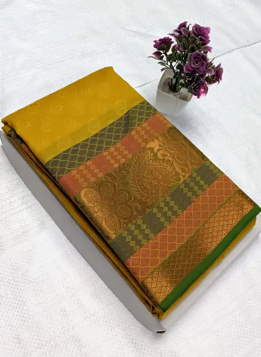 3D Emboss sarees  uploaded by VGR & Co Elampillai sarees on 4/9/2023