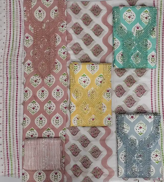 Product uploaded by Cotton suit dupatta 3 ps on 4/9/2023