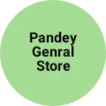 Business logo of Pandey genral store