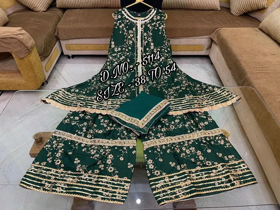 Kurti sharara set  uploaded by Taha fashion online store on 4/9/2023