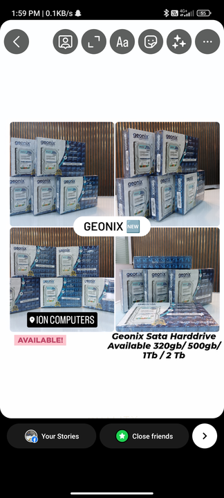 Geonix Sata Harddrive  uploaded by business on 4/9/2023