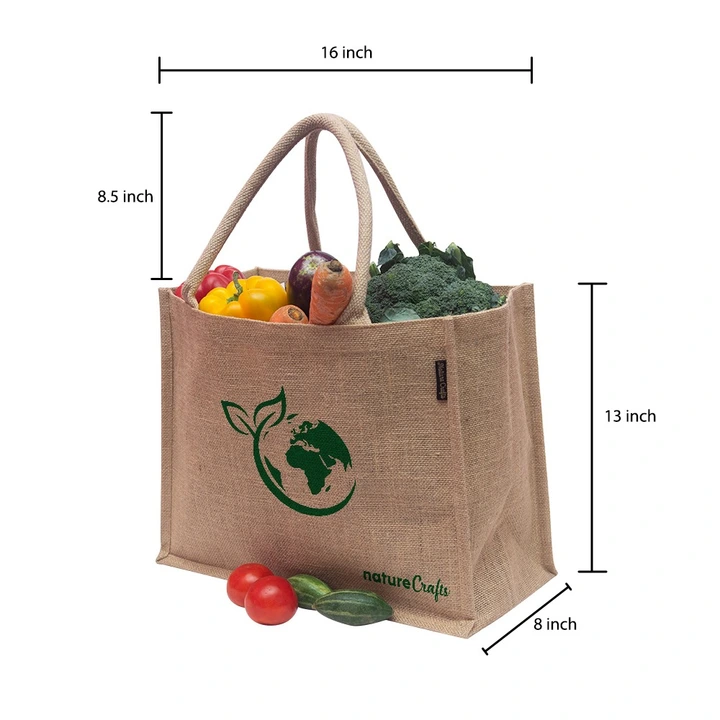 Jute Shopping Bag uploaded by Nature Crafts on 4/9/2023
