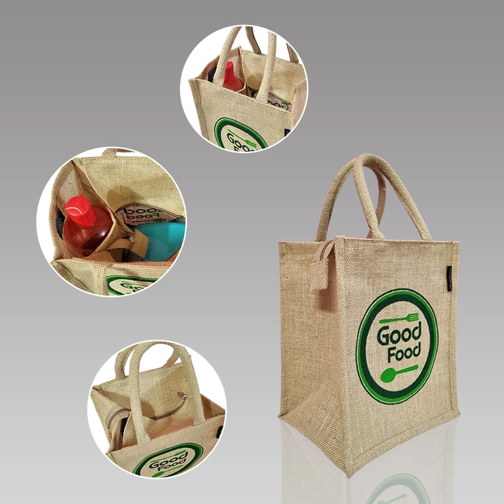 Premium Quality Jute Lunch Bag for Office use uploaded by business on 4/9/2023