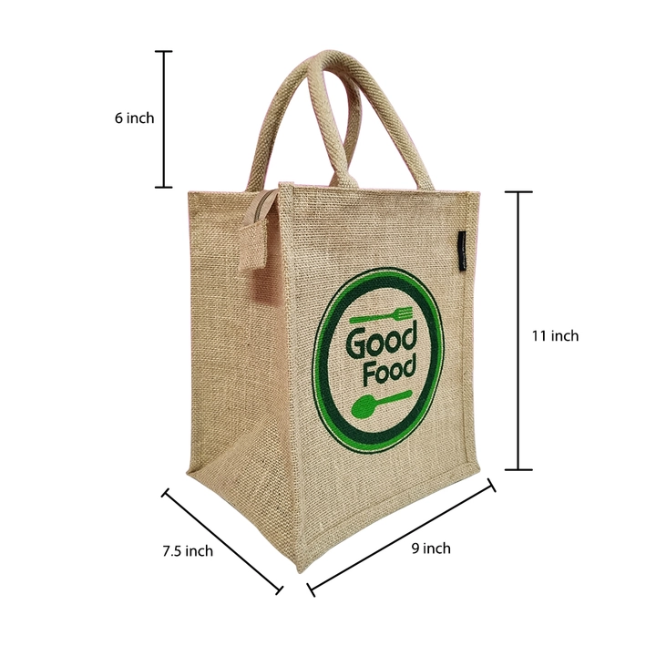 Premium Quality Jute Lunch Bag for Office use uploaded by Nature Crafts on 4/9/2023