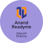Business logo of Anand Readymed and footwear