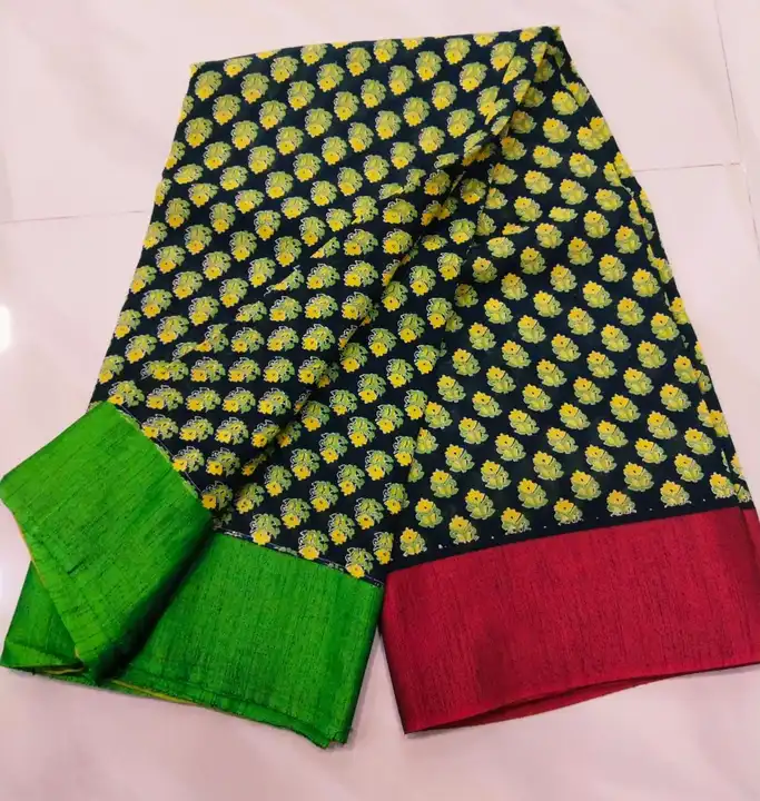 Khadi cotton with ajtak print uploaded by business on 4/9/2023