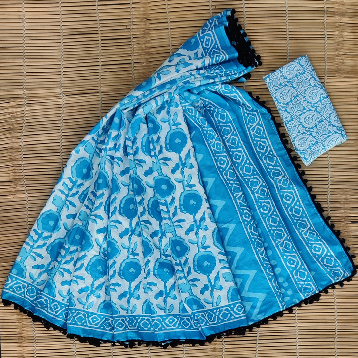 Pompom Sarees  uploaded by business on 4/9/2023