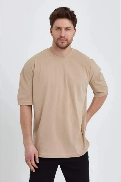 Oversized plain T-shirts premium quality bio washed cotton  uploaded by Tip Top Printing and Clothing on 5/31/2024