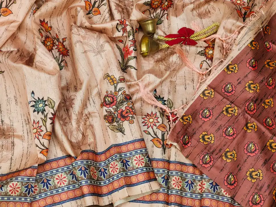 TUSSAR silk saree uploaded by VARDHAK COLLECTION  on 4/9/2023