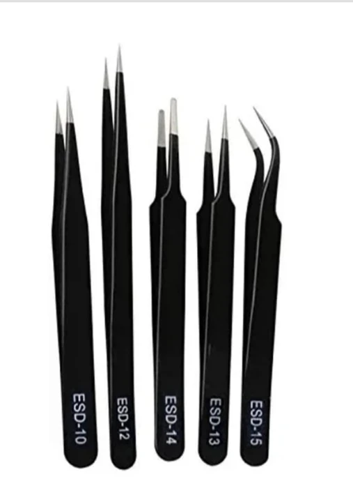 Non Magnetic Straight and curved Tips tweezers Set of 5 Pcs

 uploaded by COMPLETE SOLUTIONS on 5/29/2024