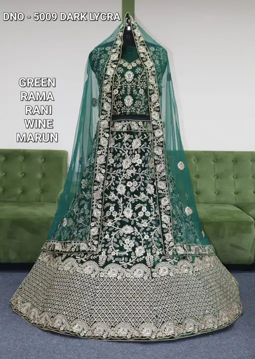Havy velvet bridal low price 🥰 uploaded by Maa karni creation on 4/9/2023