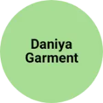 Business logo of Daniya garment