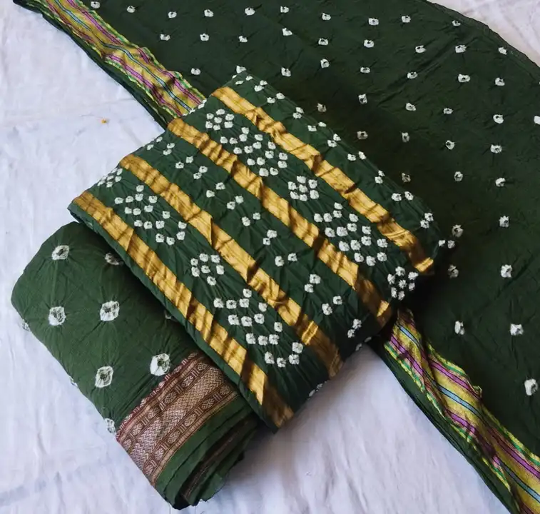 Bandhej suits  uploaded by Priyanka fabric on 4/9/2023