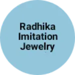 Business logo of Radhika imitation jewelry & gold covaring