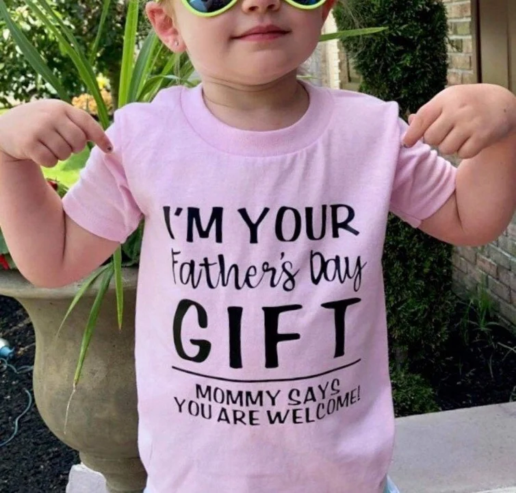 Kids Fathers day T-shirt uploaded by Tip Top Printing and Clothing on 4/9/2023