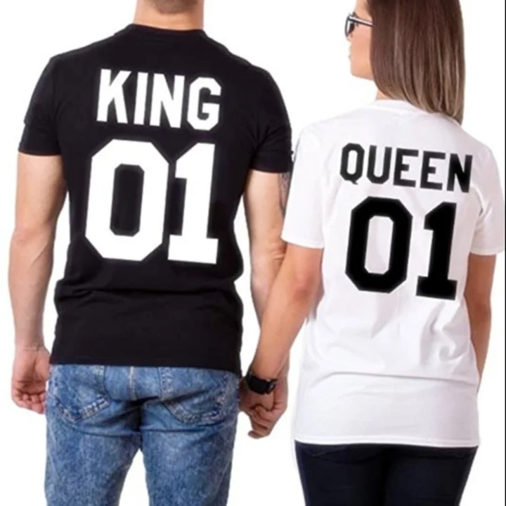 Premium cotton couple T-shirts  uploaded by Tip Top Printing and Clothing on 4/9/2023