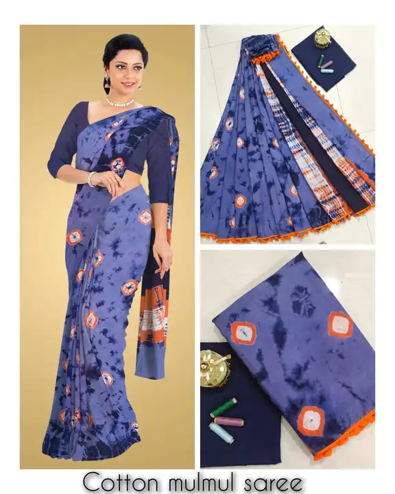 Cotton saree  uploaded by Sawan handicrafts on 4/9/2023