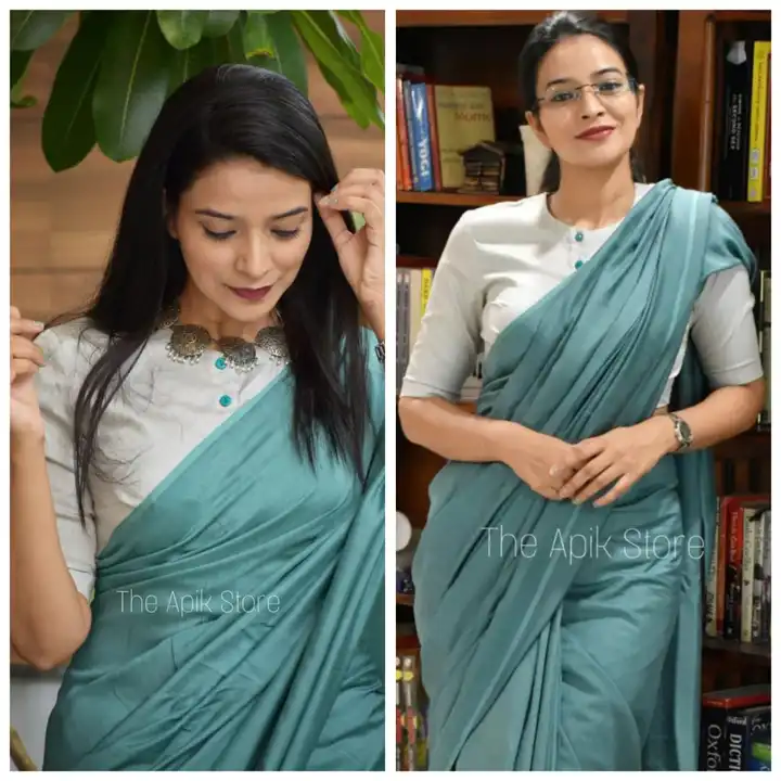 Saree cotton plain  uploaded by business on 4/9/2023