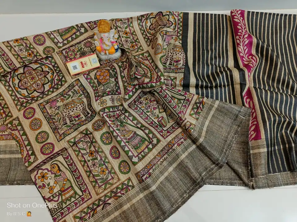 PURE TUSSUR GHICHA SAREE uploaded by S.N.COLLECTIONS  on 4/9/2023