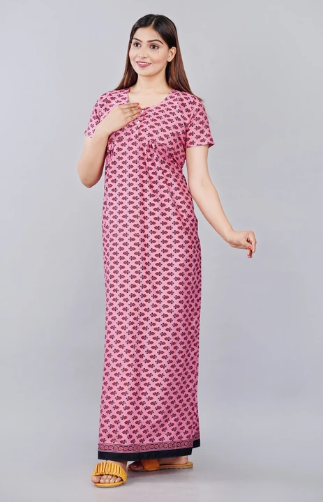 Cotton Nighty Night Gown For Women uploaded by Vetali Export on 4/9/2023