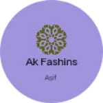 Business logo of Ak fashins