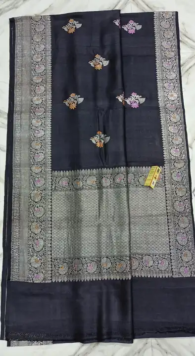 Banarasi handloom pure Tassar Chiffon Jorjet Silk Saree uploaded by Ayesha Fabrics on 4/9/2023