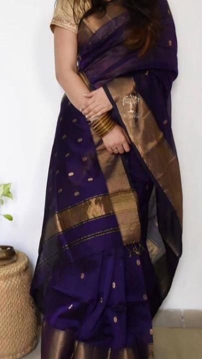 Buti pallu silk saree  uploaded by Eshra handloom saree on 3/4/2021